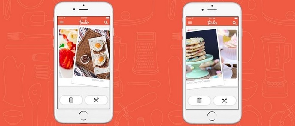 Tender O Tinder De Comida Re Ne Amantes De Food Porn Em Aplicativo