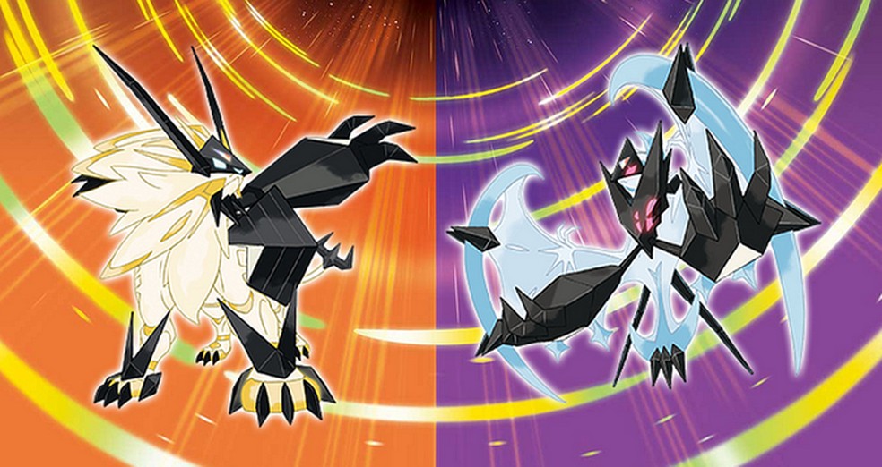 Ultra Sun e Ultra Moon trouxeram novas formas para lendários — Foto: Divulgação/The Pokémon Company