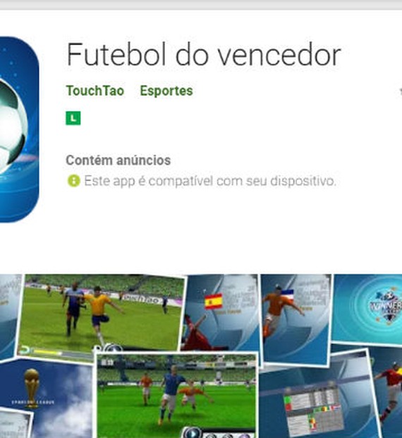 Futebol do vencedor – Apps no Google Play