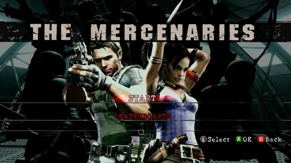 The Mercenaries - Resident Evil 5 - TODOS OS PERSONAGENS 