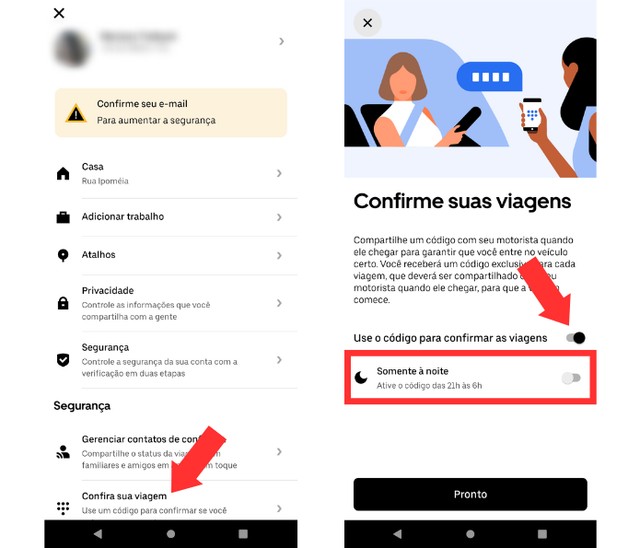 Como usar código Uber para viajar com mais segurança