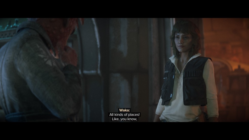 Skin de Kay Vess que remete a Han Solo é um dos easter eggs relacionados à saga original — Foto: Reprodução/Yuri Hildebrand