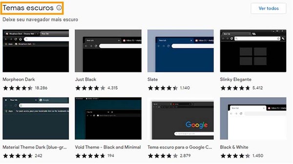 Google chrome apareceu com tema escuro do nada, não é confortavel
