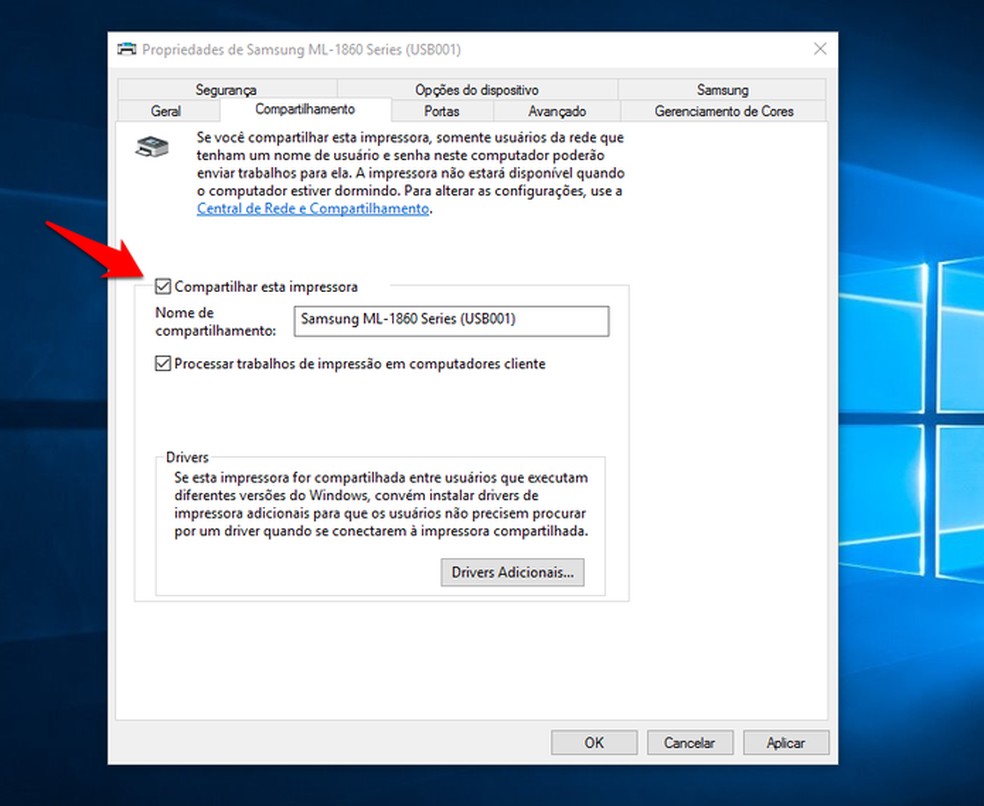 Como Compartilhar Impressora Na Rede