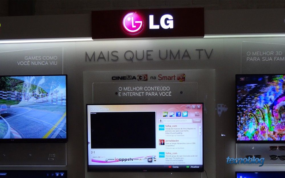 LG lança nova linha de Smart TVs no Brasil
