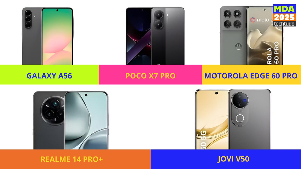 Qual é o melhor celular intermediário de 2025? Prêmio elege vencedor
