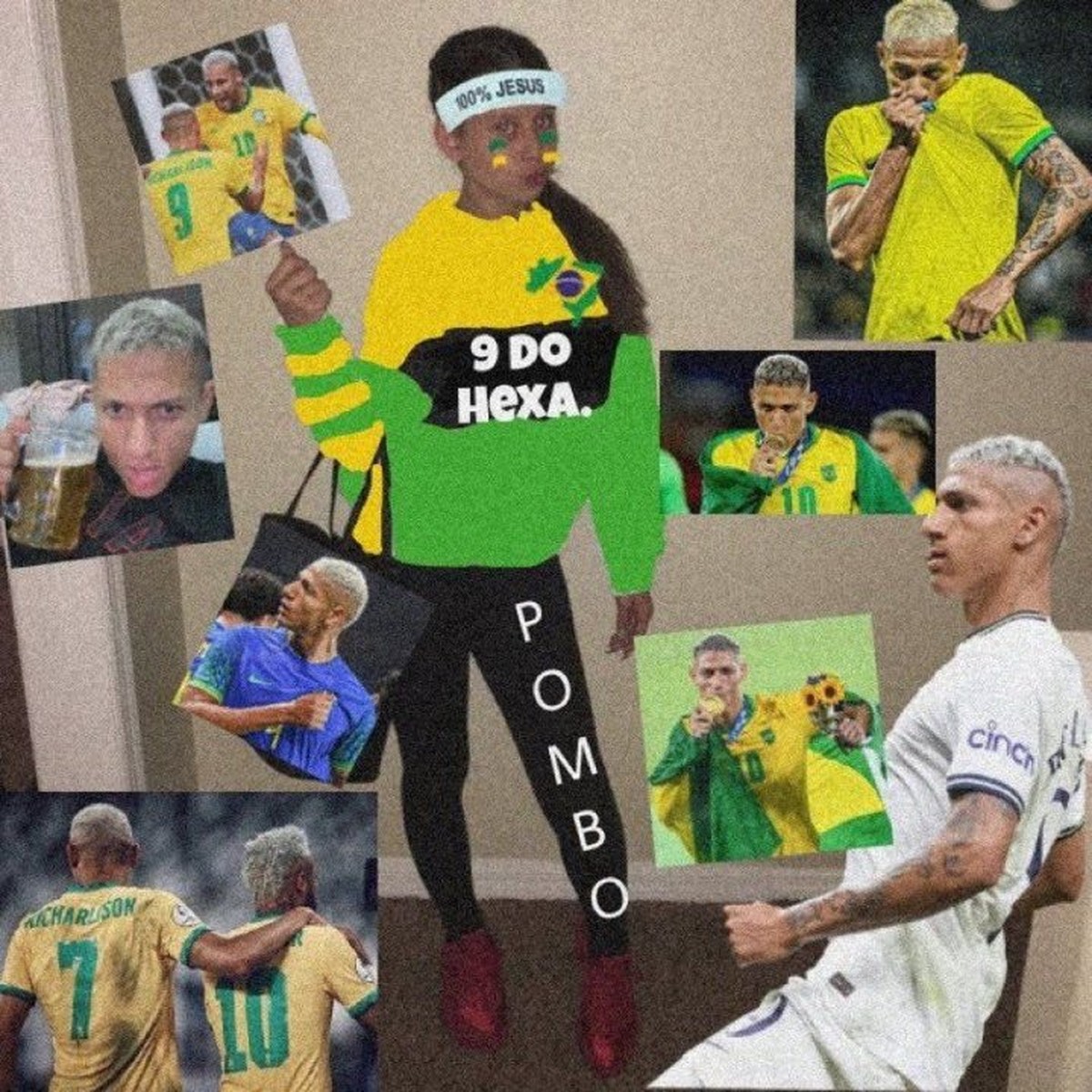Richarlison protagoniza memes da vitória do Brasil sobre a Sérvia