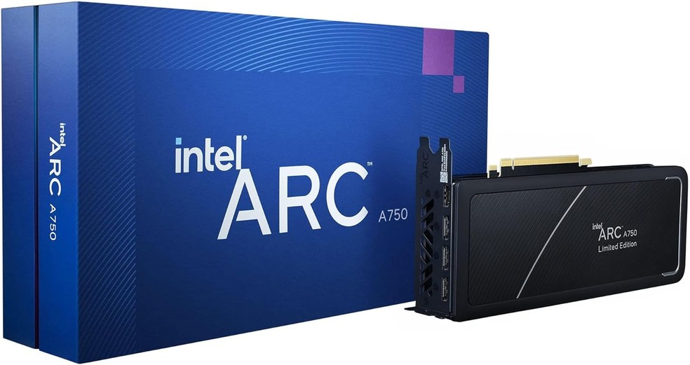 A Arc A750 entrega performance suficiente para encarar encarar games em Full HD e 1440p — Foto: Reprodução/Amazon