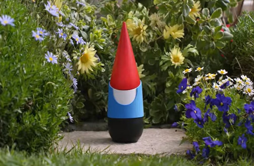 Google Gnome é o assistente virtual de jardim — Foto: Reprodução/Youtube