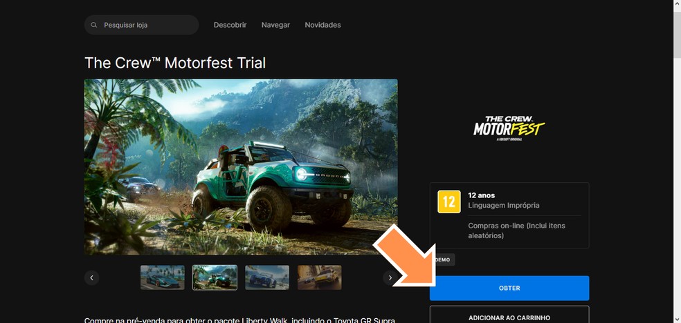 Ubisoft libera inscrições gratuitas para o Beta The Crew Motorfest