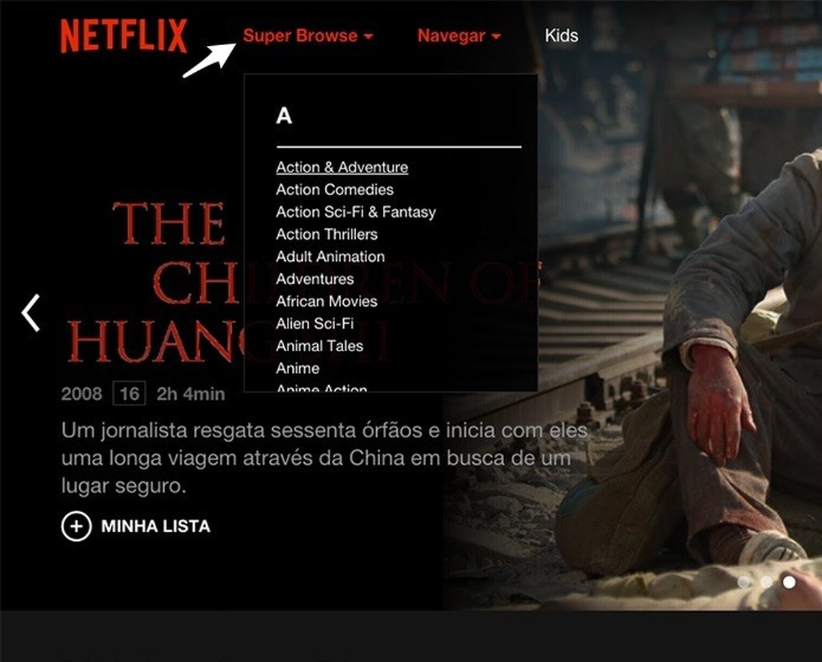 Extensão Netflix Super Browse encontra categorias ocultas; baixe