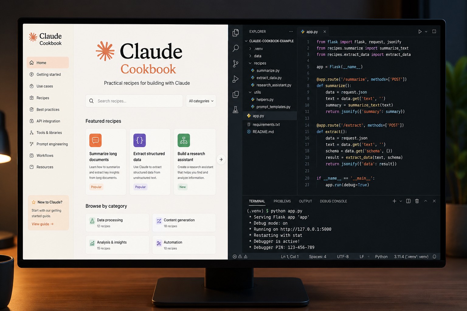 Claude Cookbook: o que é e como usar a biblioteca de prompts da Anthropic