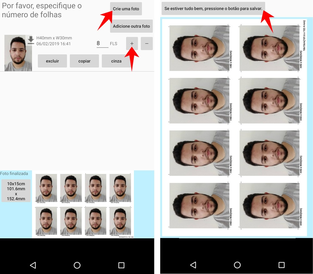 Como tirar foto 3x4 no celular