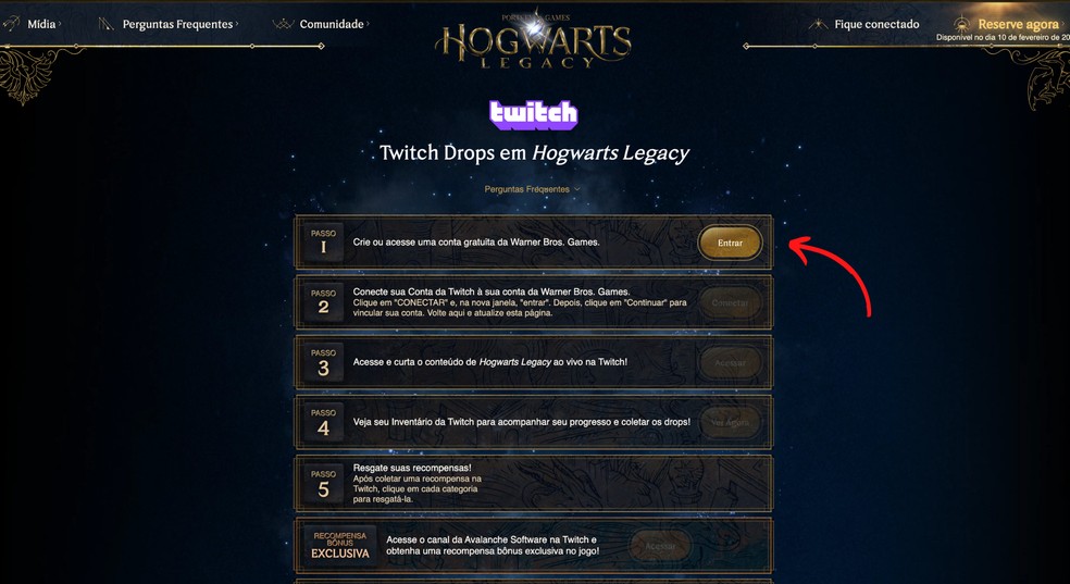 Hogwarts Legacy é o jogo mais aguardado por usuários da Steam