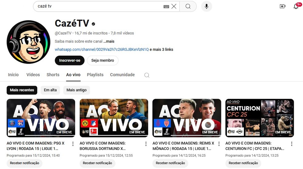  Reprodução/YouTube