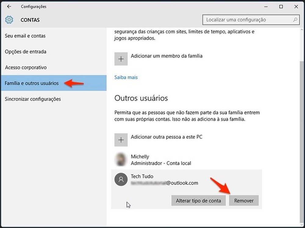 Como excluir a conta da Microsoft e criar login local no Windows 10