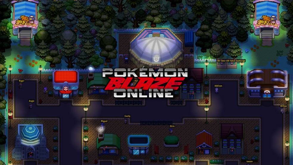 Há vários jogos de Pokémon criados por fãs, como Pokémon Blaze Online, Pokémon Showdown, PokéClicker, entre outros — Foto: Reprodução/Pokémon Blaze Online