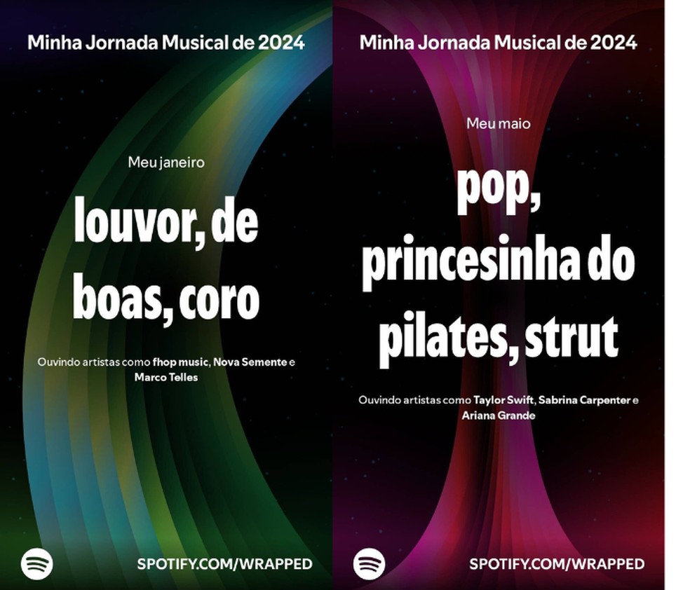 Spotify Wrapped 2024: retrospectiva traz Jornada Musical de 2024 com diferentes "vibes" do usuário — Foto: Reprodução/Spotify