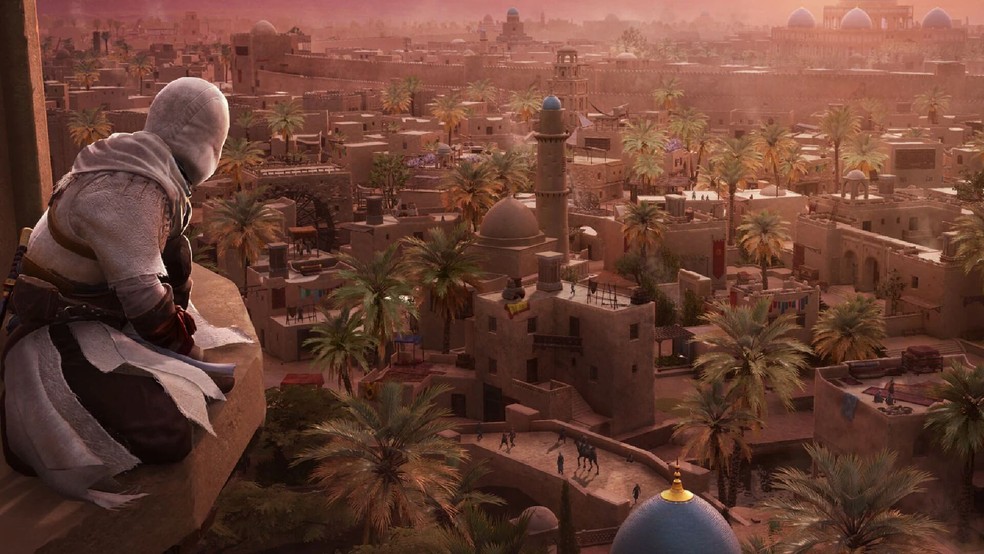 A trama de Assassin's Creed Mirage se passa na Bagdá do século IX — Foto: Reprodução/Epic Games Store
