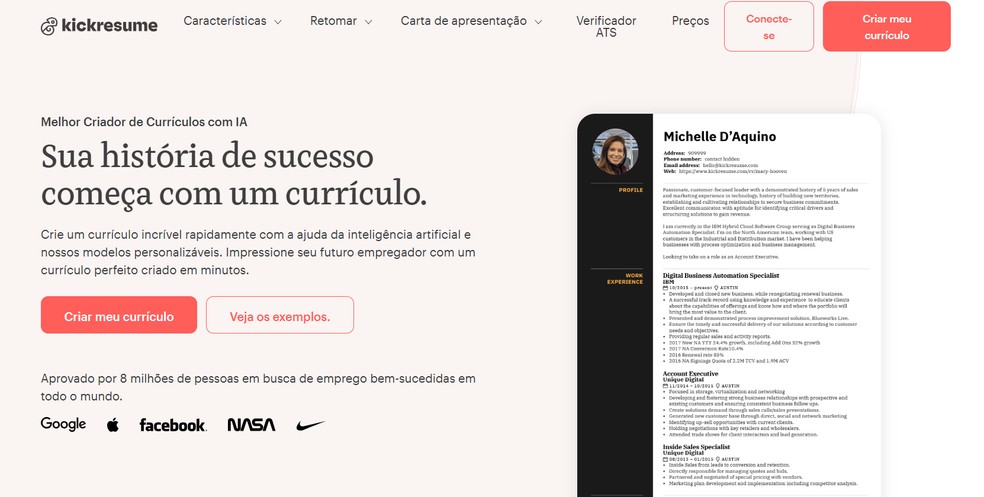 Como criar currículo com IA? Kickresume pode criar CV a partir do LinkedIn automaticamente; saiba como — Foto: Arte: TechTudo
