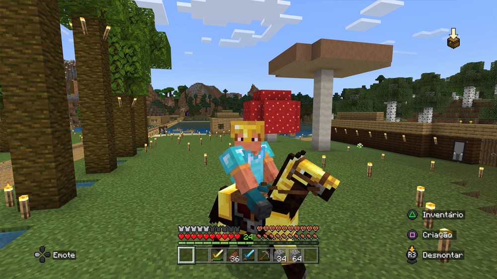 Como fazer sela no Minecraft