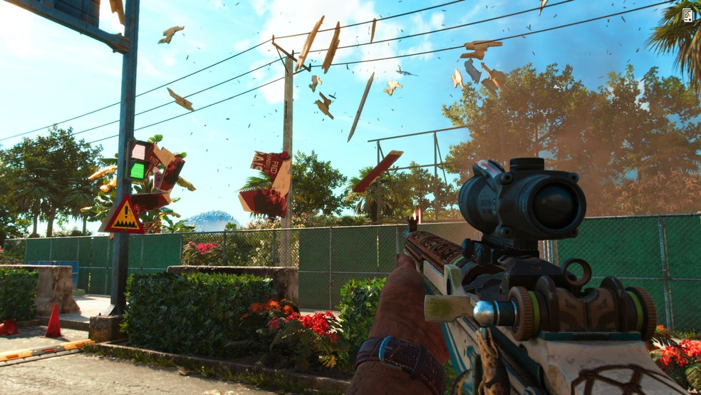 Em Far Cry 6 jogadores podem explorar um grande mundo aberto por paisagens selvagens e urbanas enquanto enfrentam o regime ditatorial de Anton Castillo — Foto: Reprodução/Yuri Hildebrand