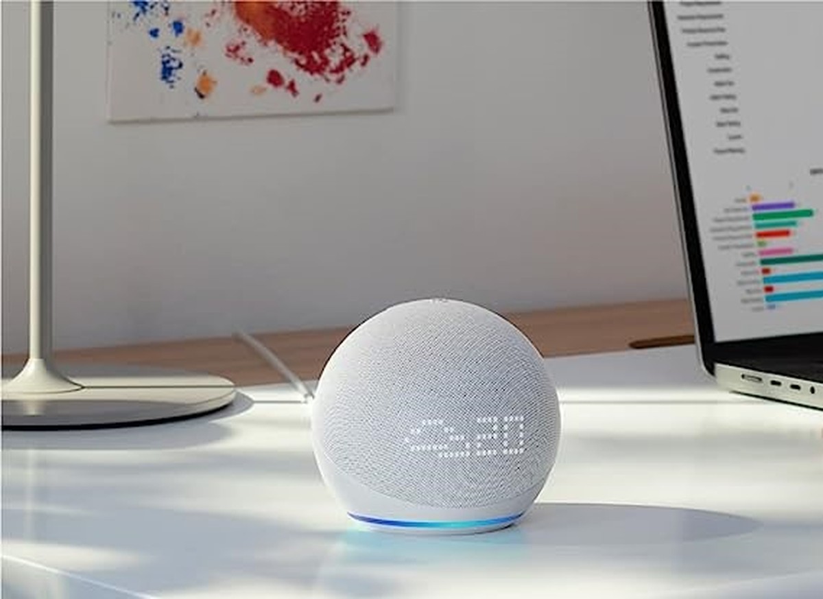 🤑PREÇÃO  Compre Echo Dot 5 com lâmpada inteligente em super