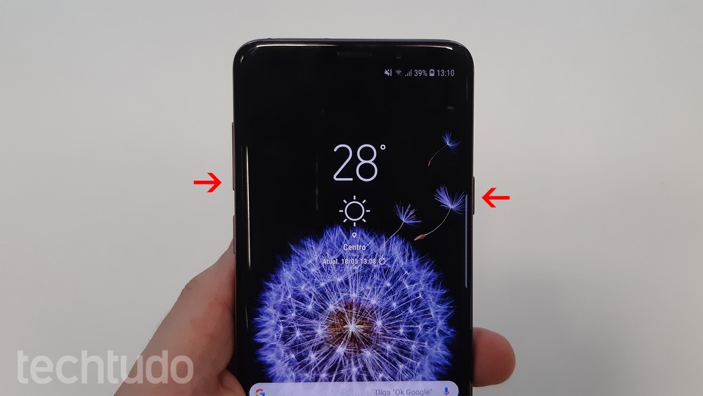 Como tirar print no Samsung Galaxy S9