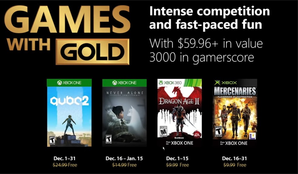 Games With Gold Janeiro de 2018, XBOX BRAZUCAS