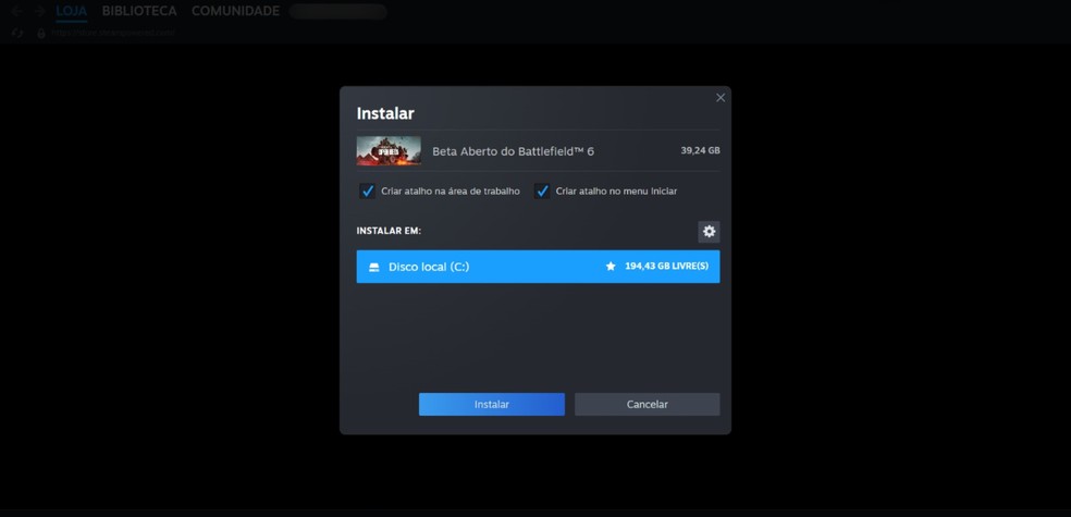 Faça o download do Beta no PC ou console — Foto: Reprodução/Róbson Martins