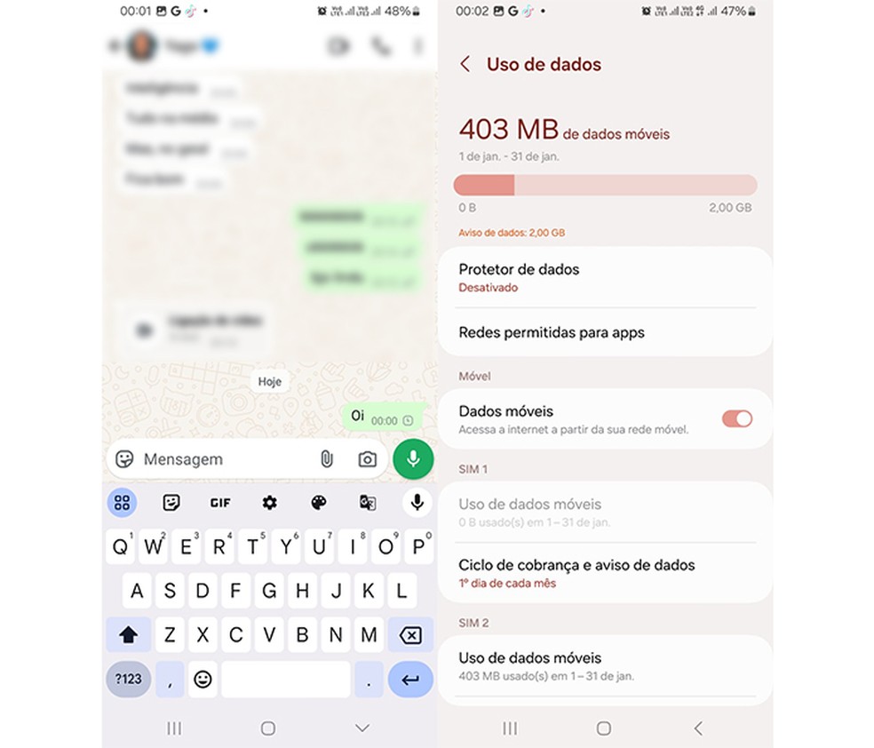 WhatsApp não manda mensagem? Veja o que pode resolver — Foto: Reprodução/Marcela Franco