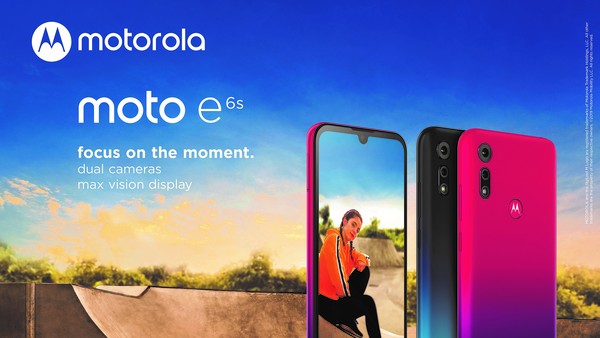 Motorola anuncia Moto E6S com câmera dupla e Android 9
