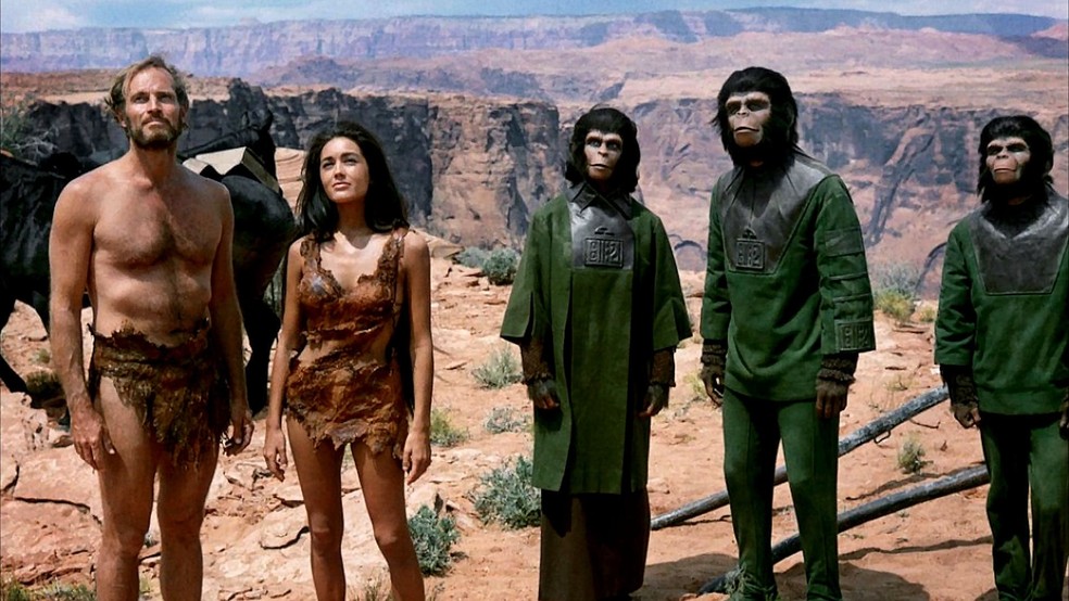Franquia começou em 1968, com o lançamento de Planeta dos Macacos — Foto: Reprodução/The Movie Database