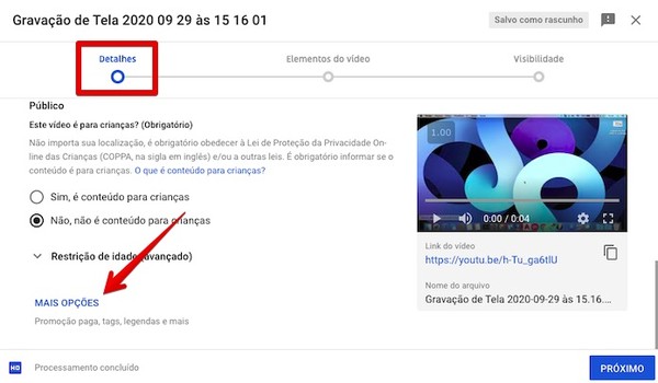 Como desativar comentários no YouTube