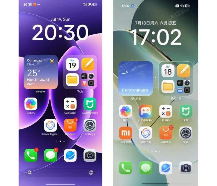 HyperOS 4: vazamento mostra tela inicial do novo sistema; veja imagem