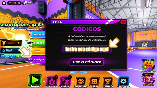 Codigos Lendas Do Voleibol
