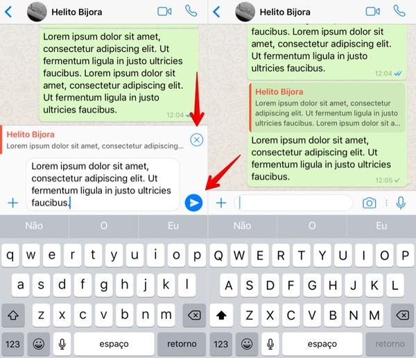 WhatsApp para iOS estreia modo fácil de responder mensagem em chat