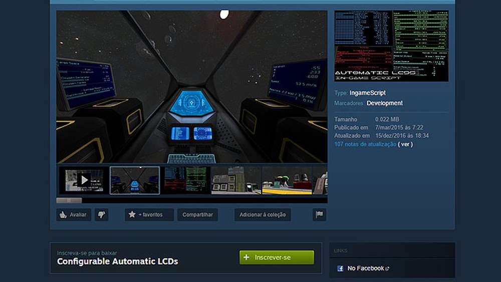 Como fazer download de mods para o game Space Engineers