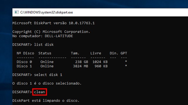 Como criar um pen drive bootável pelo cmd no Windows