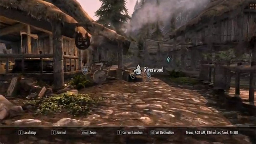 Modificação Para The Elder Scrolls V: Skyrim Traz Mapas Como.