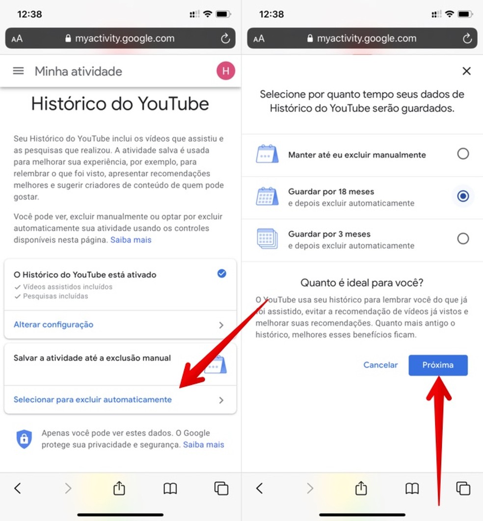 Função Auto-deletar histórico chega ao YouTube; saiba como apagar