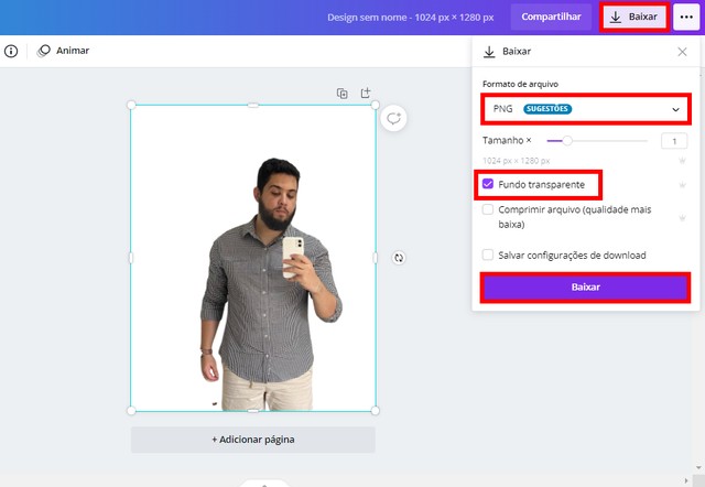 Como tirar fundo de imagem no Canva