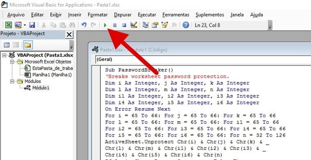 Como desbloquear planilhas do Excel