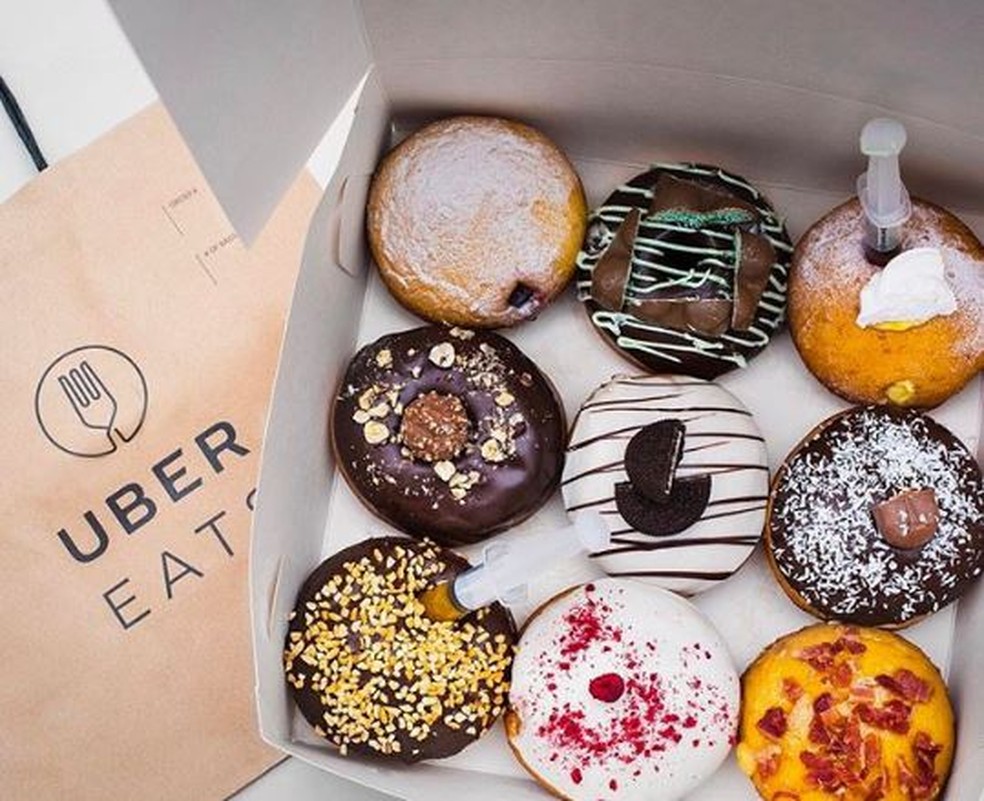 Uber Eats é a versão de entrega de comidas da Uber — Foto: Reprodução/Instagram