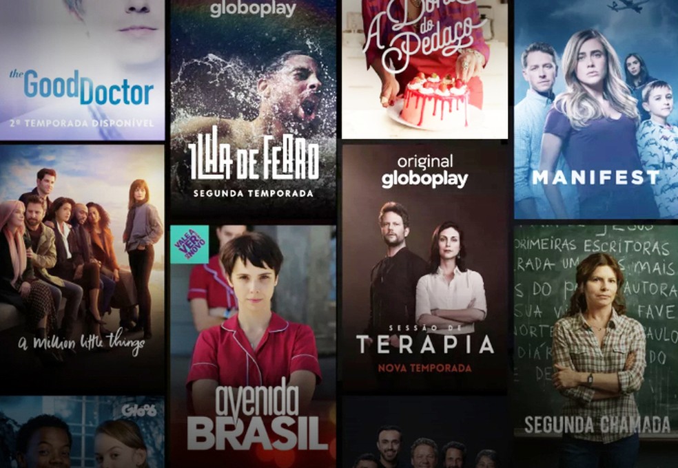 Globoplay tem catálogo com programas da TV Globo e séries internacionais — Foto: Reprodução/Globoplay