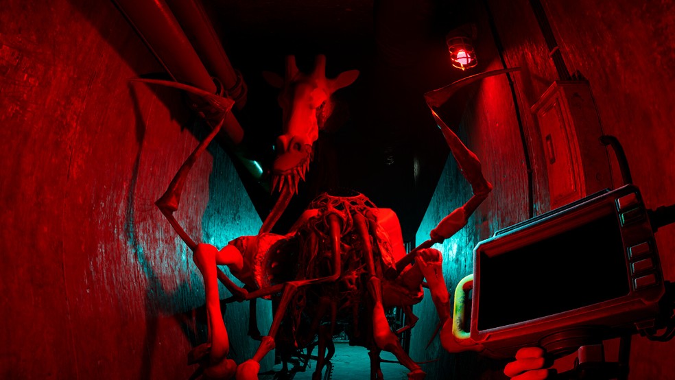 Zoochosis é um jogo de terror de zoológico na perspectiva de uma bodycam — Foto: Reprodução/Steam