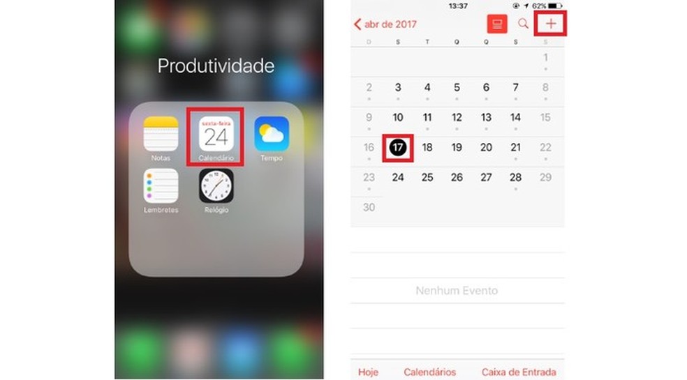 Crie e edite eventos no Calendário do iPhone - Suporte da Apple (BR)