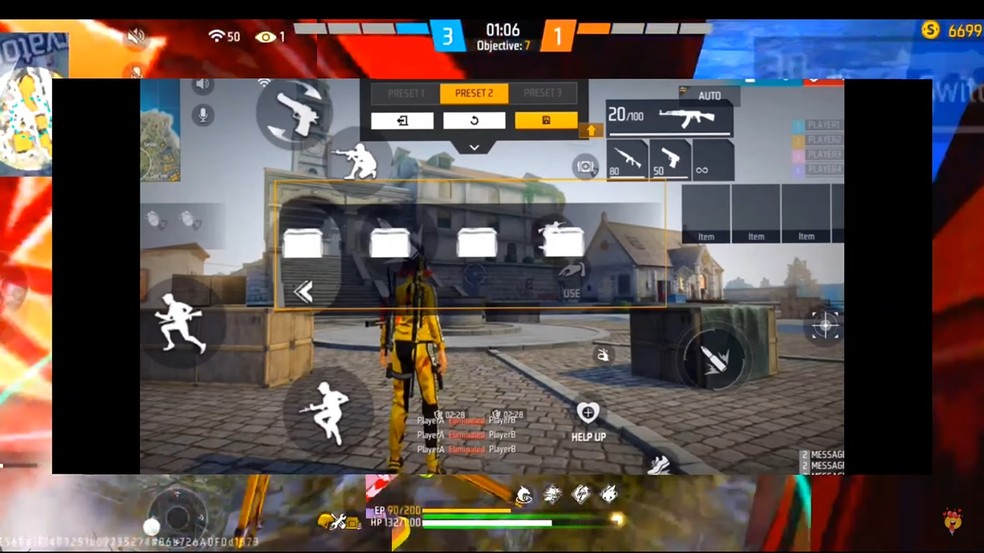 4º HUD de 3 dedos — Foto: Reprodução/Gamer Guruji