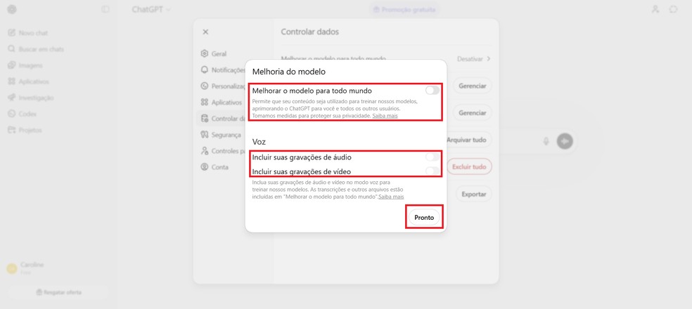  Reprodução/Caroline Silvestre