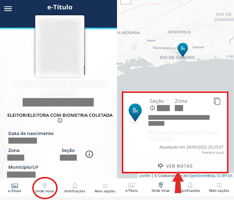 Como consultar local de votação pelo e-Título